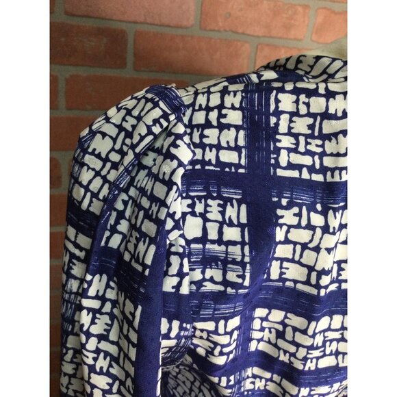 Vintage 80s Jonathan Martin Midi Dress Bow Detail Blouson Sleeves Belted Size 9 - Picture 7 of 10